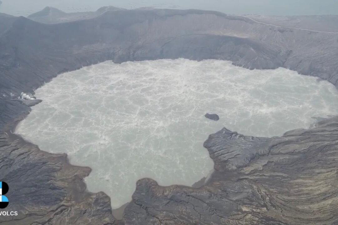 Philippines Evacuates Residents as Small Volcano Spews Mile-High Plume