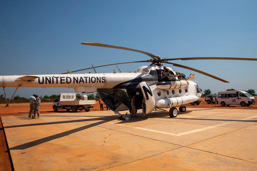 UN Helicopter Carrying 8 Shot Down by Rebels in Congo’s East