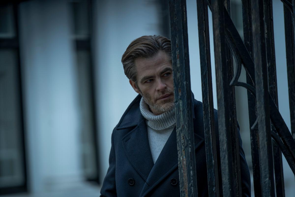 Henry Pelham (Chris Pine) is a CIA operative investigating old colleagues, in the secret-agent thriller "All the Old Knives." (Stefania Rosini/Amazon Studios)