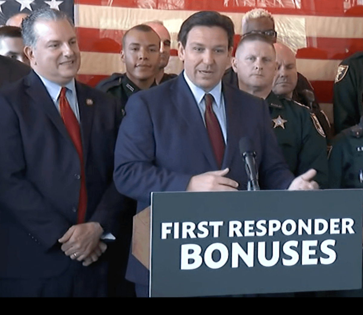 DeSantis Gives Bonuses to First Responders for Second Year in a Row