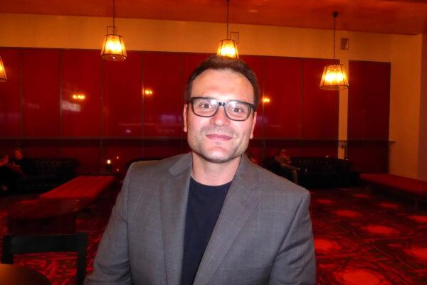 David Smith attends Shen Yun Performing Arts at the Canberra Theatre in the Australian capital on March 31, 2022. (Steve Xu/The Epoch Times)