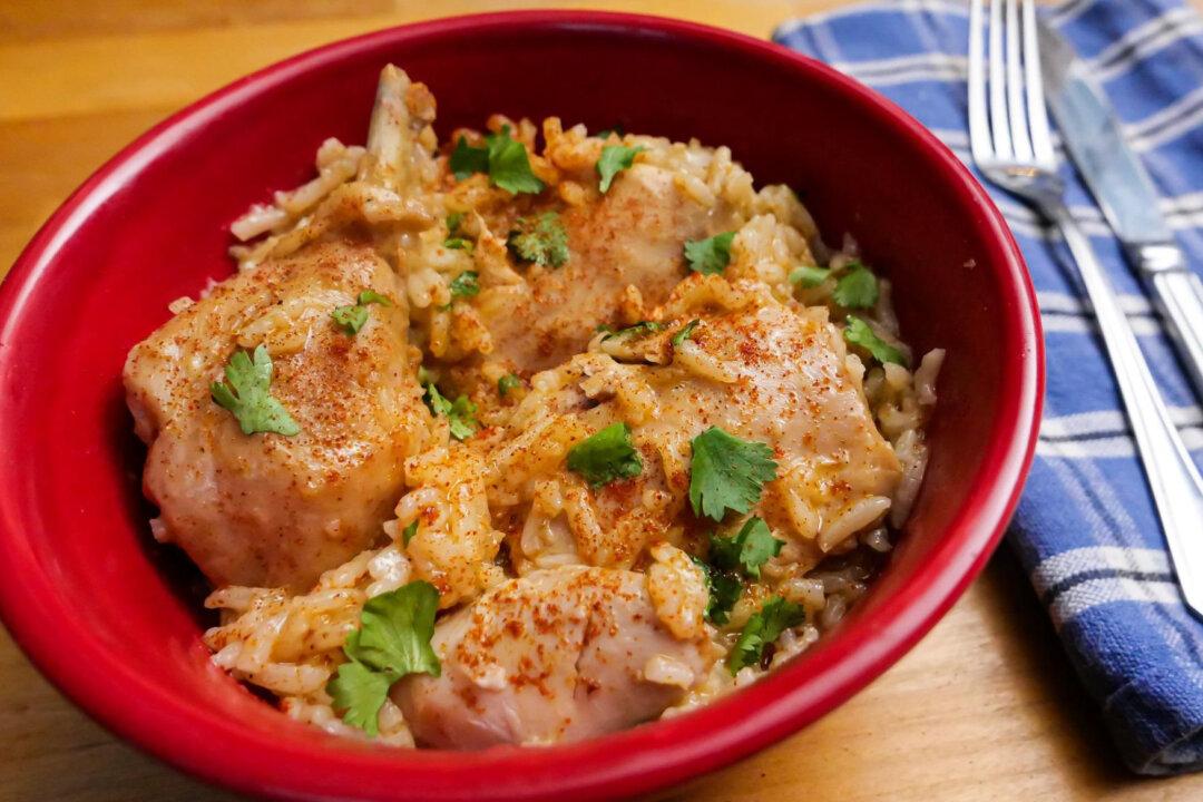 Chicken Paprikash With Rice