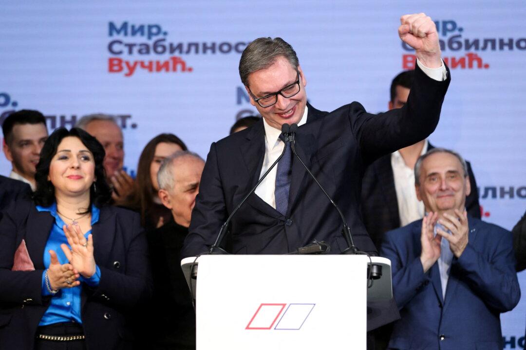 Serbia’s Incumbent President Vucic Set to Win Second Term