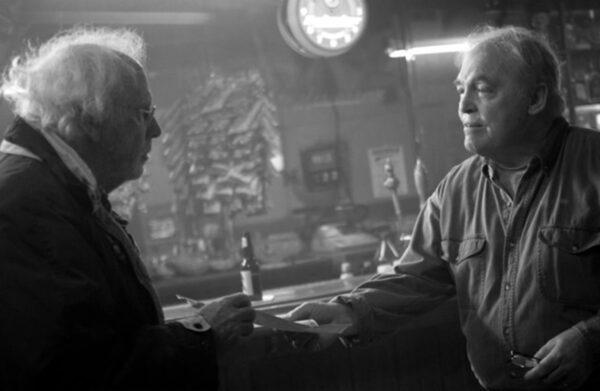 Woody Grant (Bruce Dern, L) with Ed Pegram (Stacey Keach) in “Nebraska.” (Paramount Vantage)
