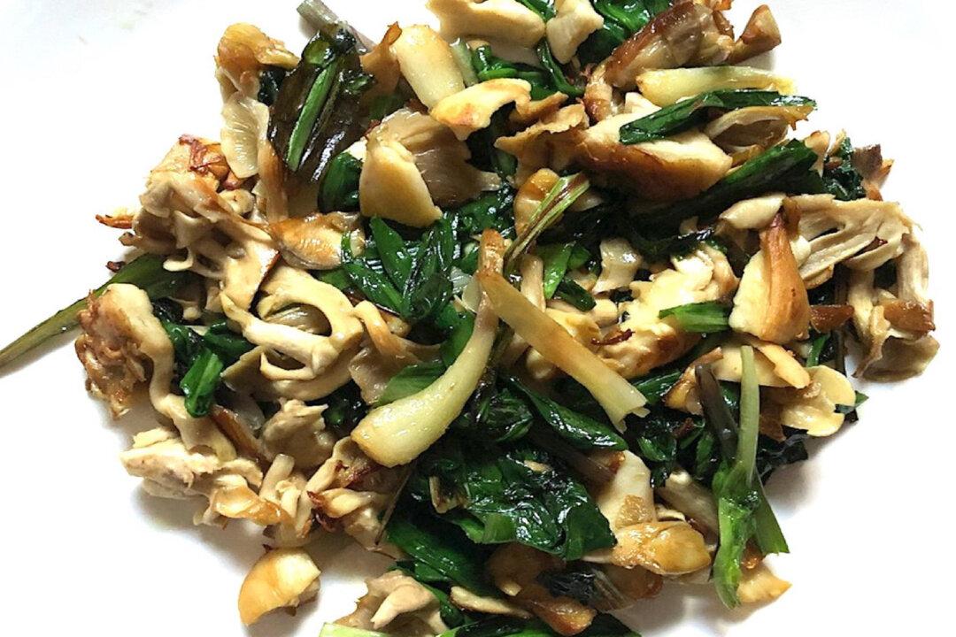 Ramp and Mushroom Sauté