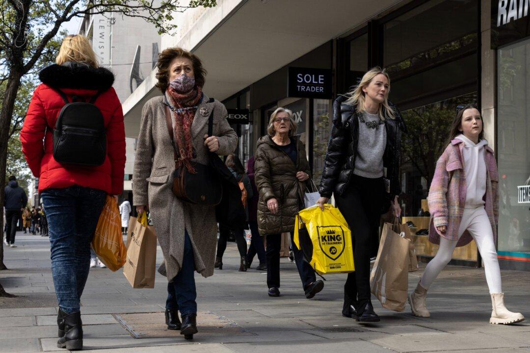Shopper Footfall and Retail Sales Improve After UK Lifts COVID-19 Curbs