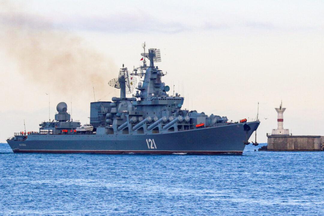 Russia Says Warship Sinks After Explosion; Ukraine Says Its Missile Is Responsible