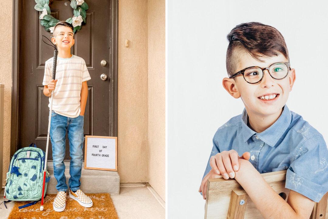 Meet the 10-Year-Old Born Blind Who Loves Riding Bicycle, Skiing, Playing Piano, and Much More