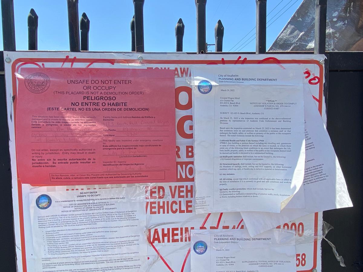 Anaheim Closes South Beach Boulevard Motel After Finding Inhumane Conditions