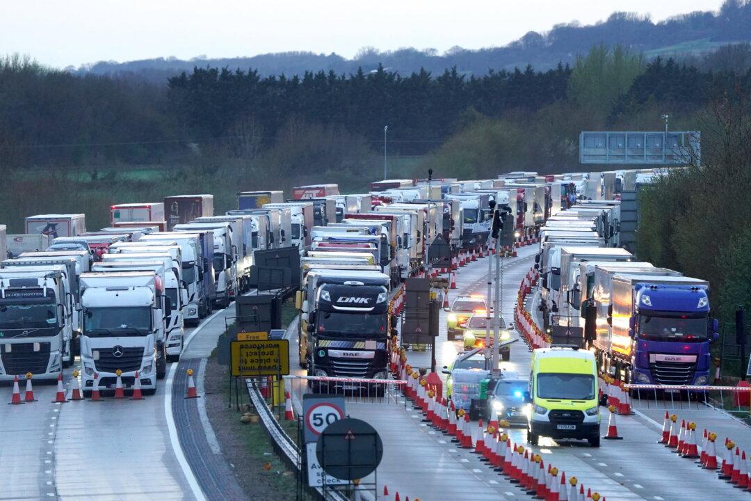English Channel Ferry Shortage Leads to Traffic Chaos in Kent