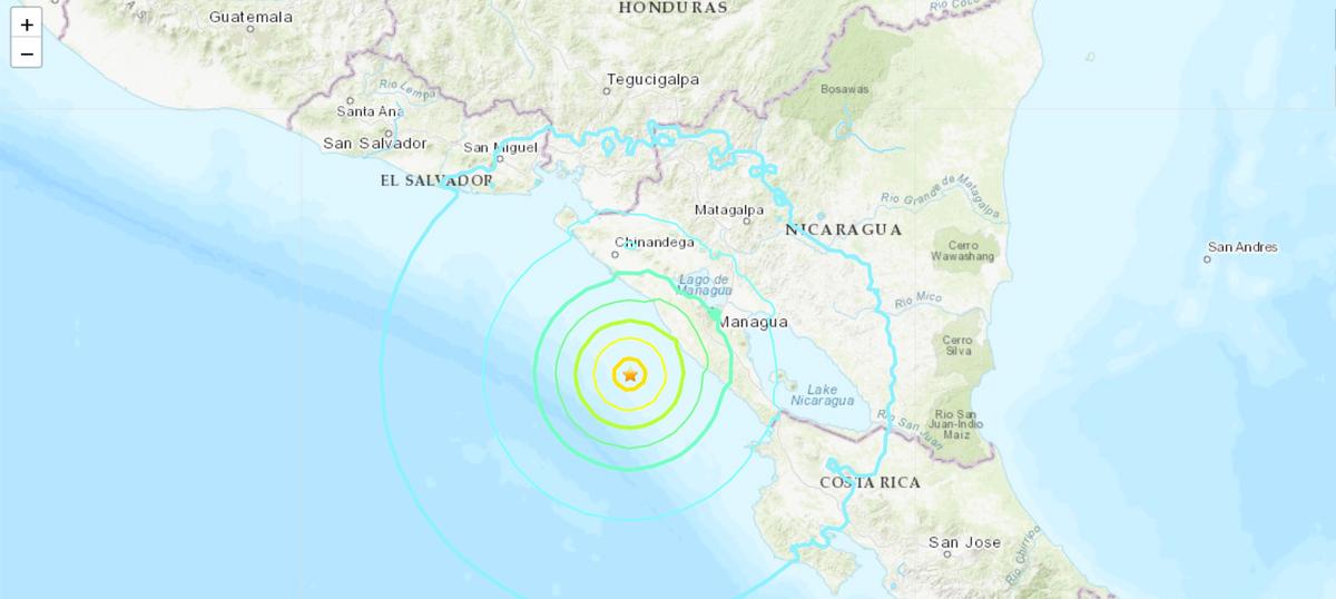 Nicaragua Rattled by 6.7-Magnitude Earthquake