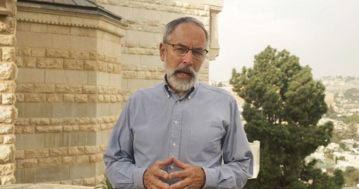Host Leonardo Defilippis at the Church of St Peter in Gallicantu, Jarusalem in “Messiah: Are You The King?.” (Cenacle)