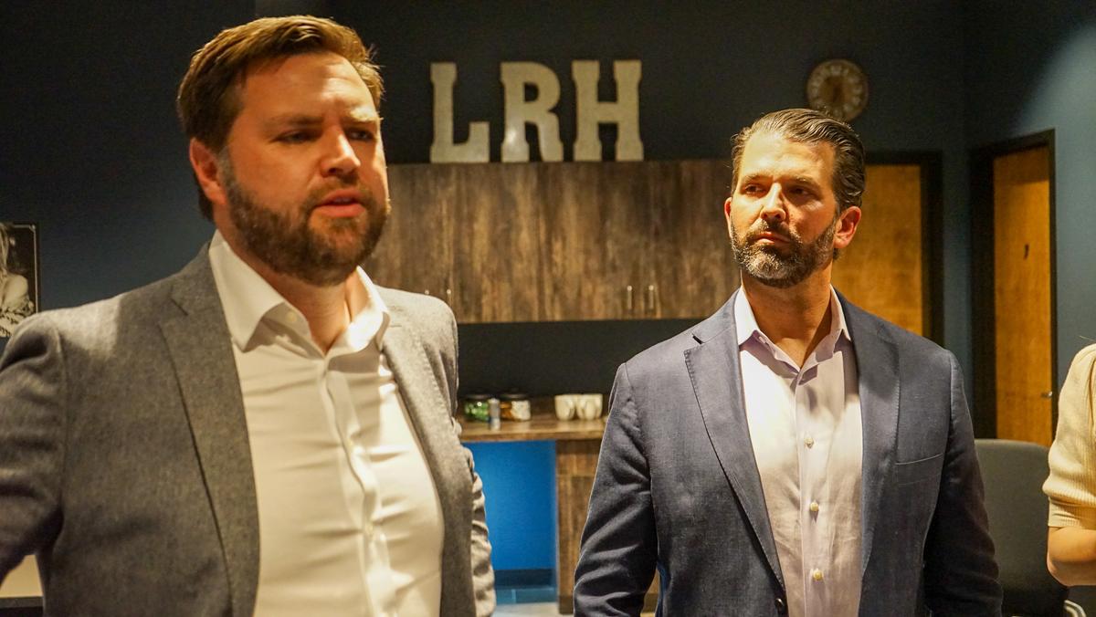 J.D. Vance Confident About Ohio Senate Primary, Campaigns With Donald Trump Jr.