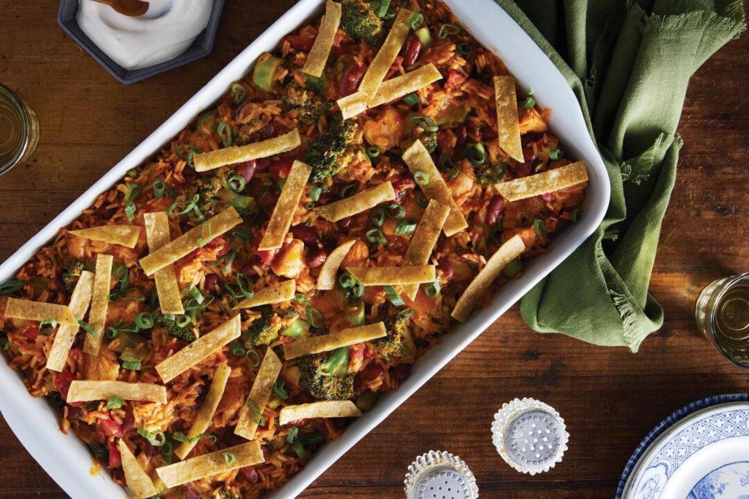 Mexican Chicken and Rice Casserole