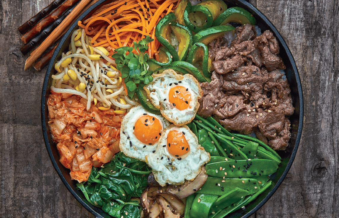 Bibimbap exemplifies Korean cuisine's emphasis on balance. (Courtesy of Judy Joo)