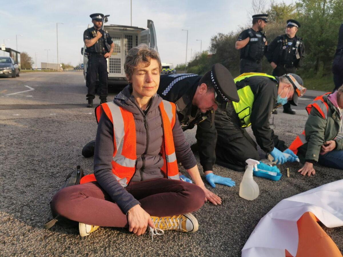 Just Stop Oil protesters in an undated file photo. (Just Stop Oil/PA)