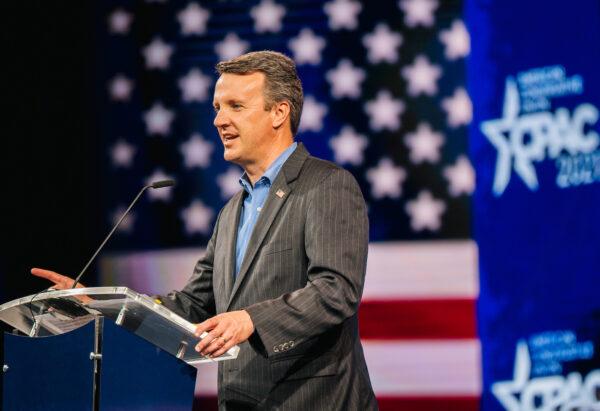 U.S. Rep Ben Cline (R-Va.) speaks during the Conservative Political Action Conference (CPAC) held at the Hilton Anatole in Dallas, Texas, on July 09, 2021. (Brandon Bell/Getty Images)