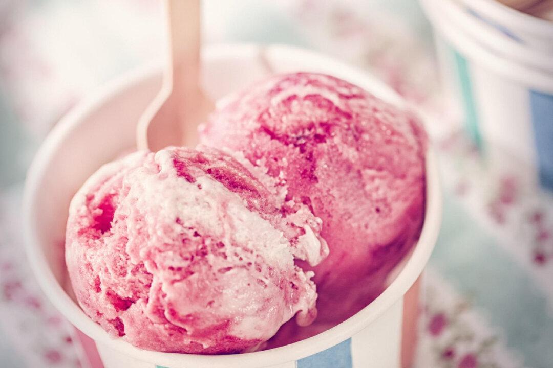 Frozen Strawberry Custard