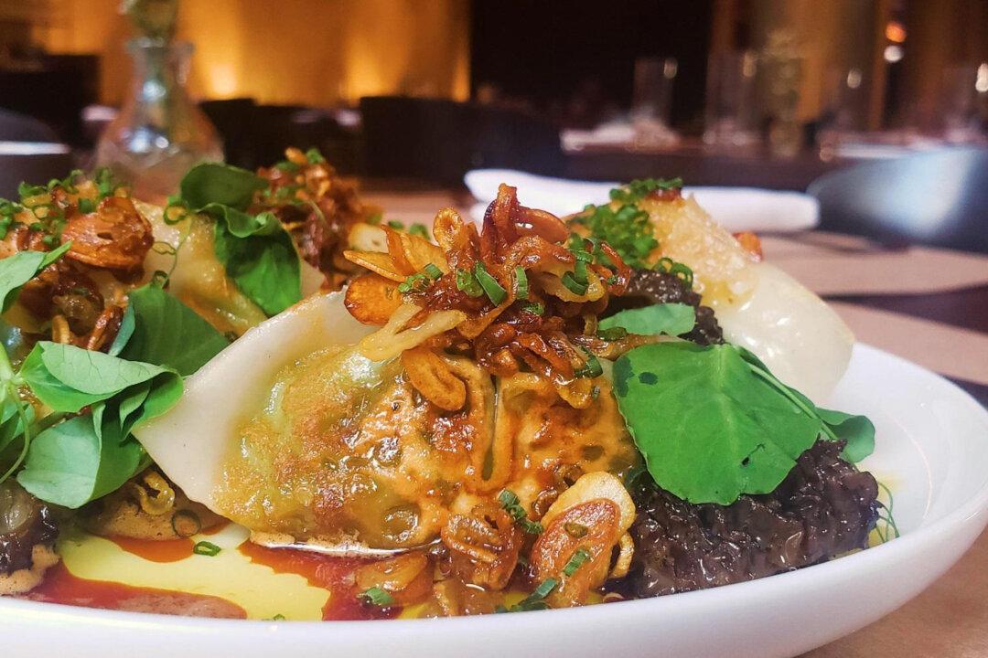 Spring Pea Potstickers With Morel Mushrooms