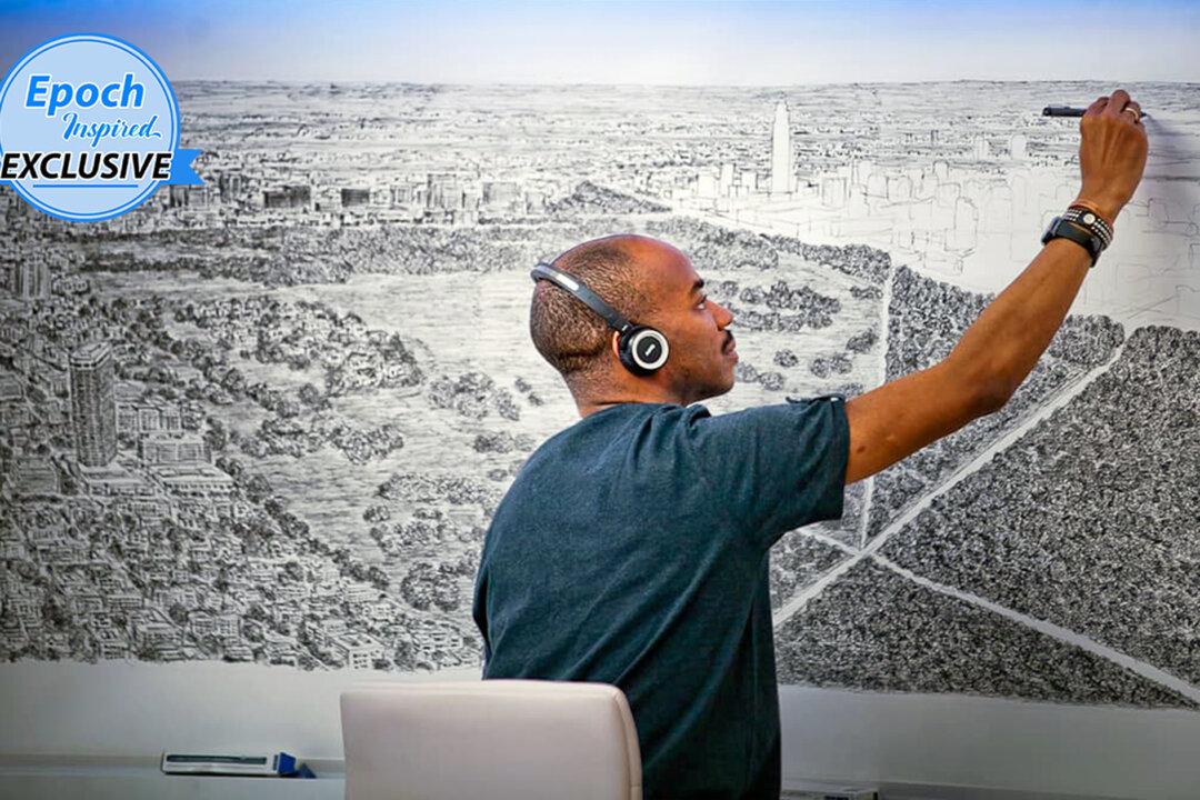 Artist With Autism Draws Near-Exact Cityscapes From Memory After Viewing Just Once