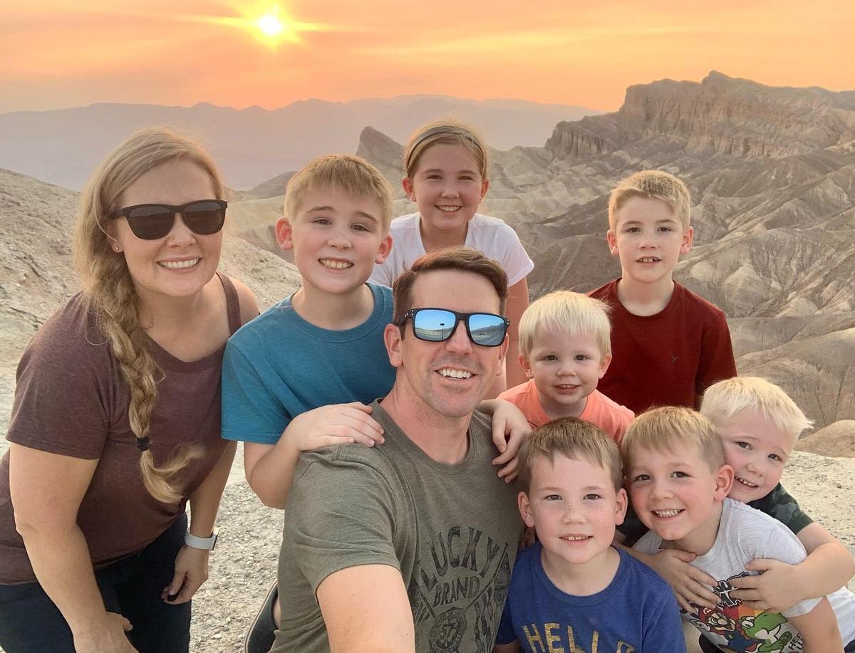 Marcie and Brad Ball with their children. (Courtesy of <a href="https://www.instagram.com/theballcollection/">Marcie Ball</a>)