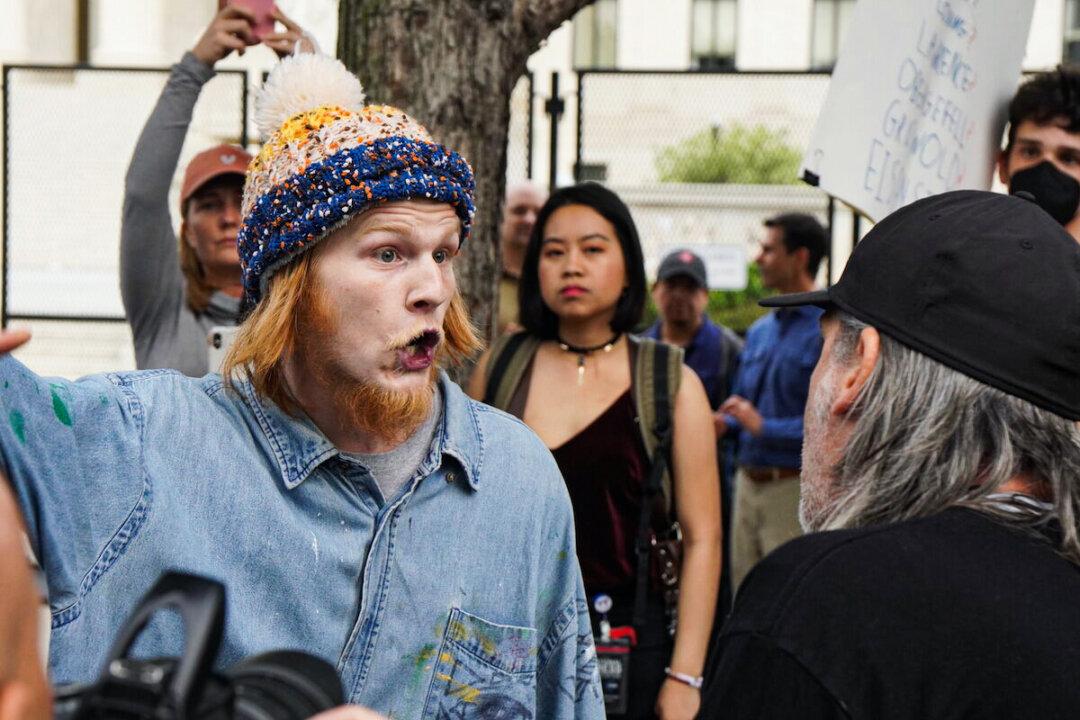 Pro-Abortion Protesters Briefly Surround Lone Pro-Life Activist Near Supreme Court