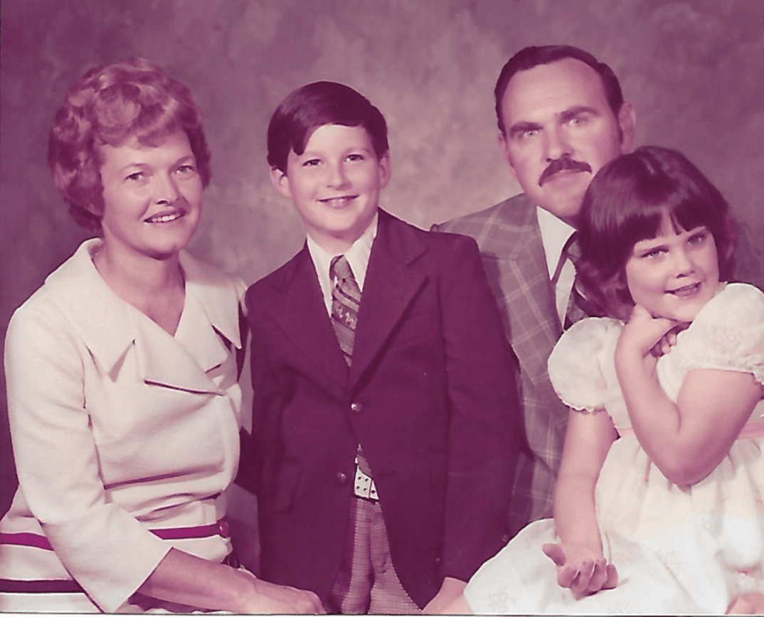 Dawn Milberger with her adoptive family in 1972. (Courtesy of Dawn Milberger)