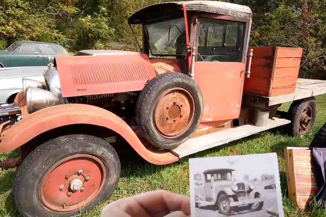 Man Finds 1925 Studebaker Converted Firetruck Forgotten in Garage for Decades, Gets It Running Again