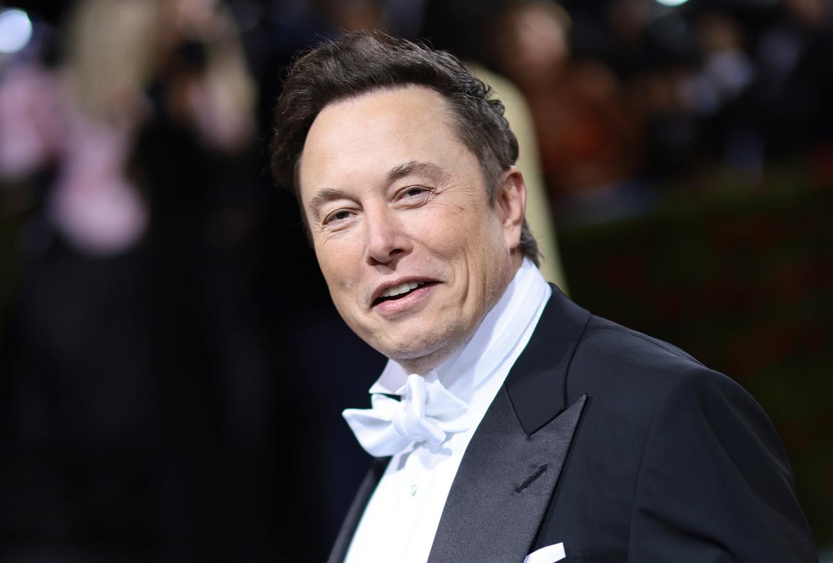 Elon Musk attends The 2022 Met Gala celebrating "In America: An Anthology of Fashion" at The Metropolitan Museum of Art in New York on May 2, 2022. (Dimitrios Kambouris/Getty Images for The Met Museum/Vogue)