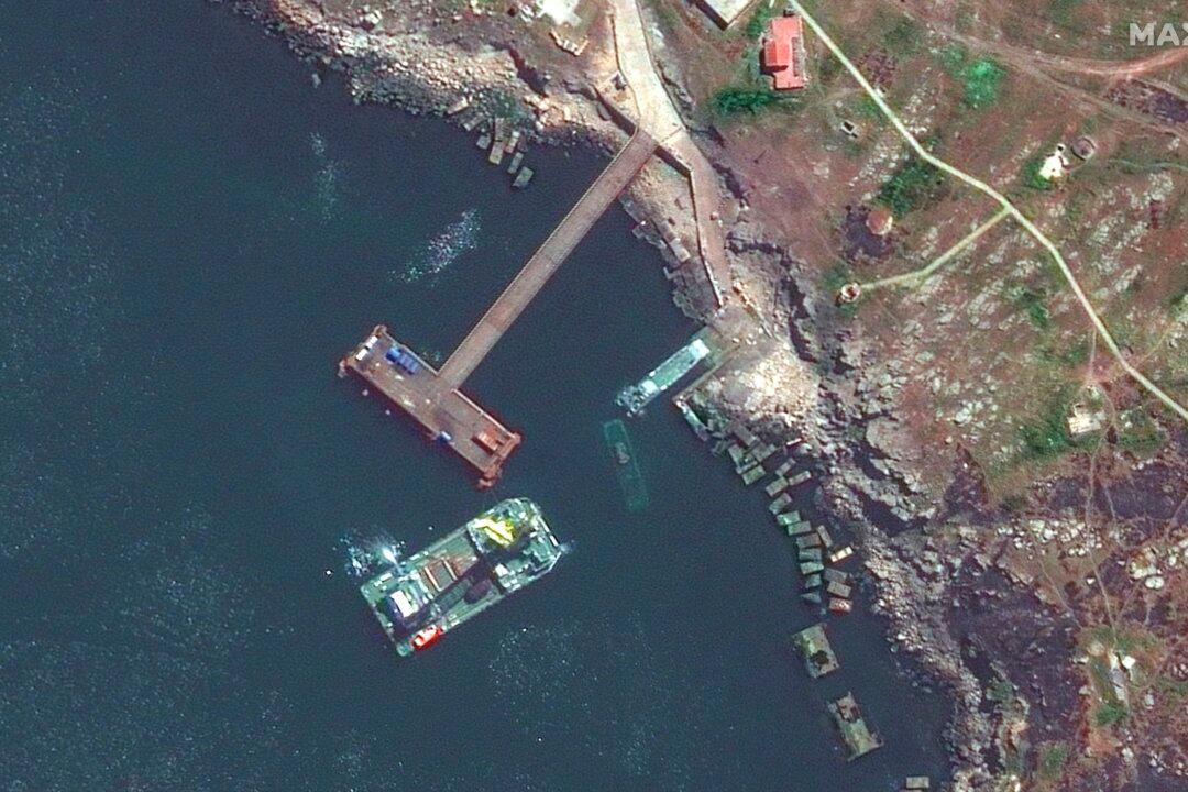 Russian Warship Catches Fire in Black Sea Following Ukrainian Strike: Officials