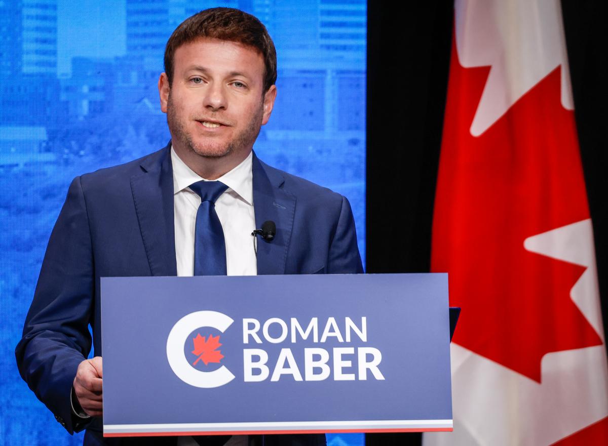Former Ontario MPP Roman Baber Wins Federal Conservative Nomination for York Centre
