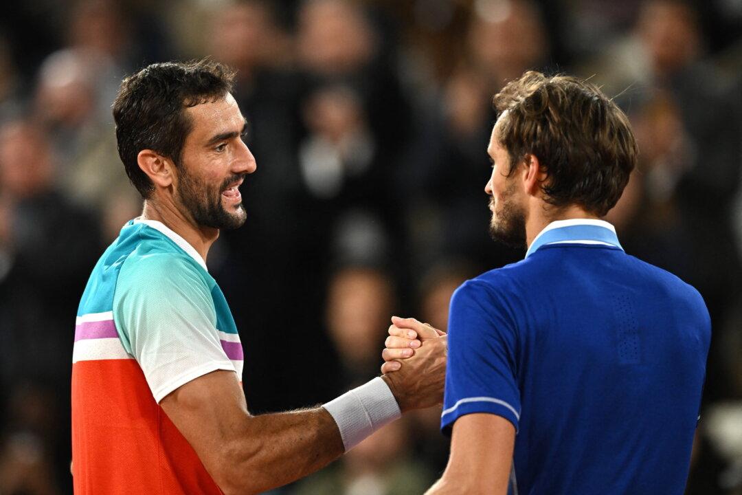 Cilic Downs Russian Second Seed Medvedev to Set Up Rublev Clash