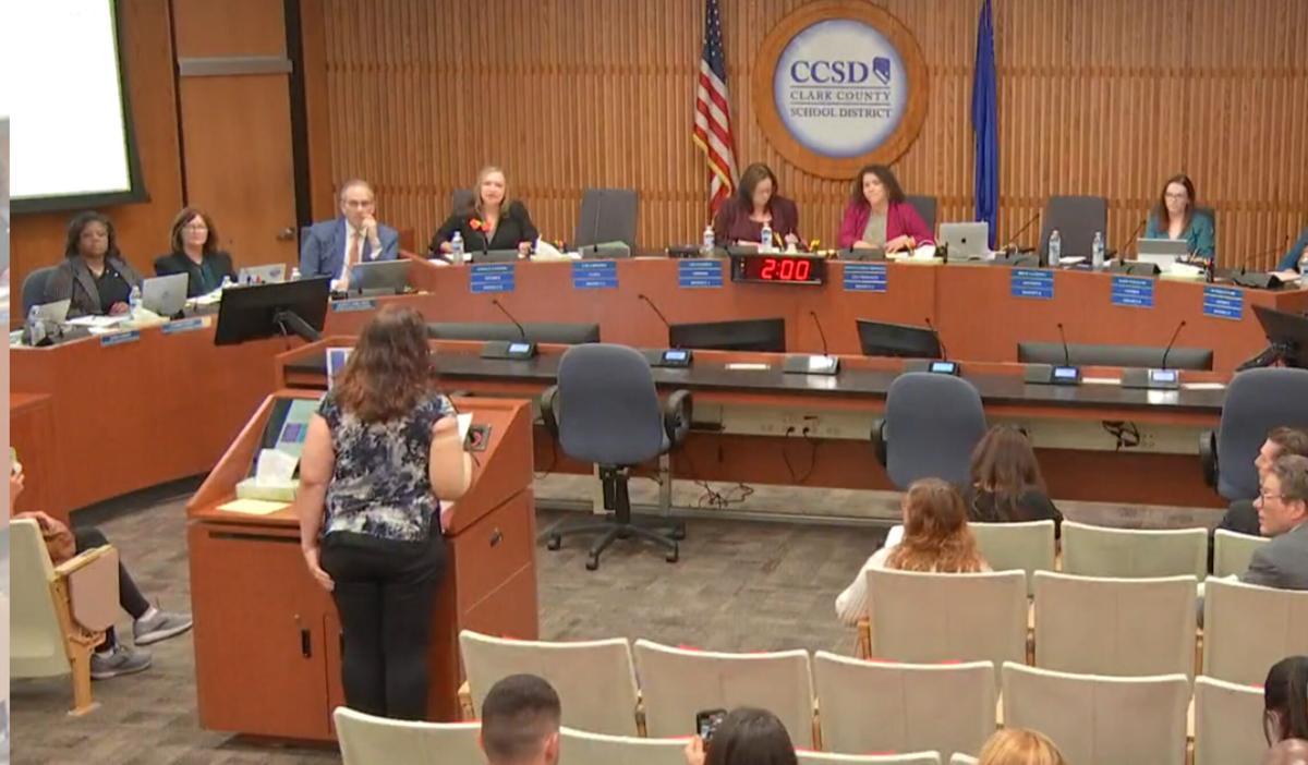Las Vegas Mother Reads Obscene Content From Daughter’s Assignment, School Board Mutes Her Mic