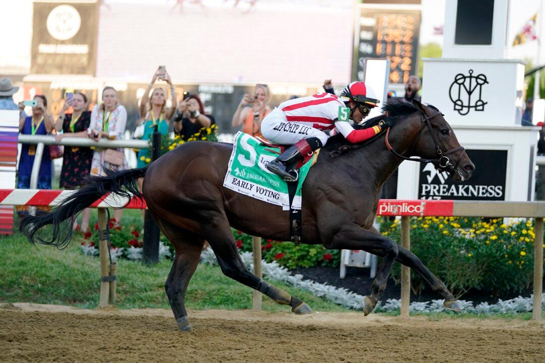 Early Voting Holds Off Epicenter to Win Preakness Stakes