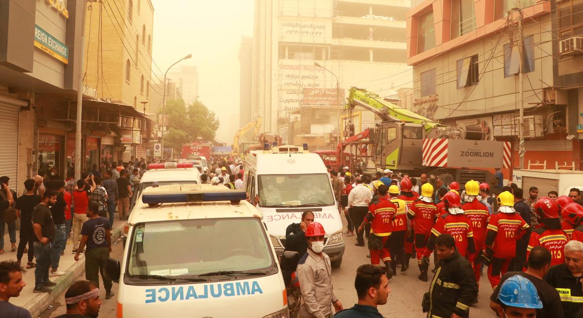 5 Dead, Scores Trapped After Building Collapses in Iran: State TV