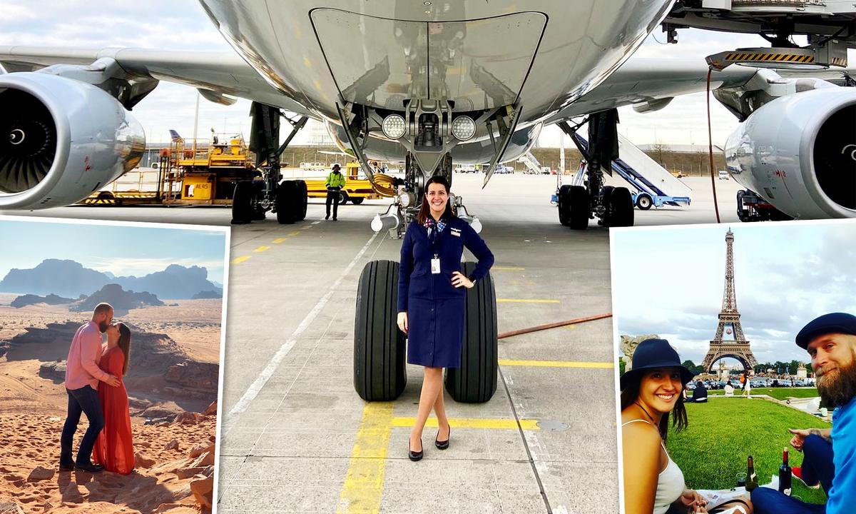 Flight Attendant Finds Love After Giving Up Hope, Travels 16 Countries and 14 States With Soulmate