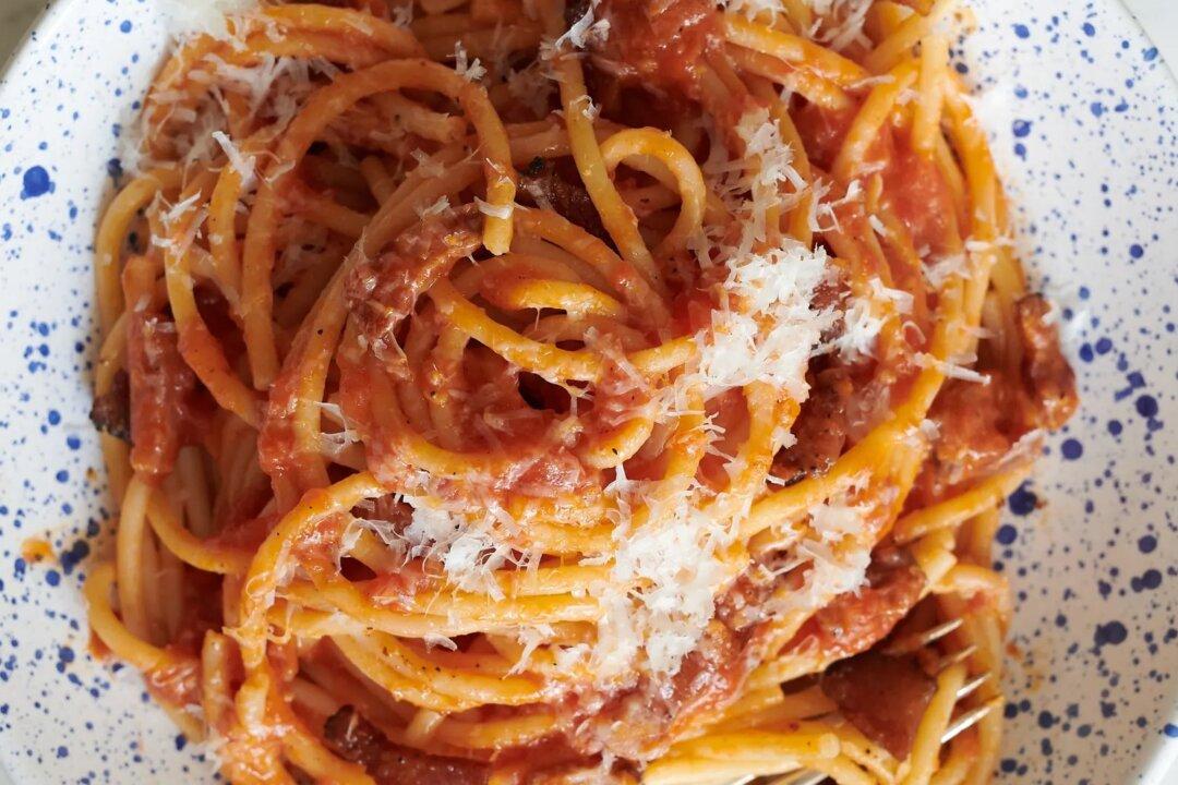 Bucatini All'Amatriciana Is Destined to Be Your New Favorite Weeknight Pasta