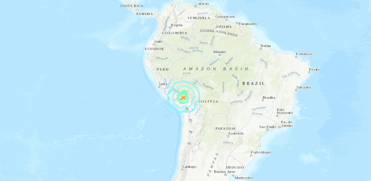 Strong Quake Strikes Peru, No Reports of Damage or Casualties