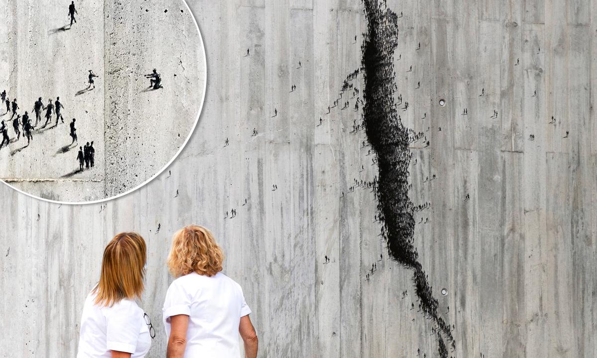 Photos: Trick-of-the-Eye Street Art That Makes You Move in Close, Then Take a Step Back