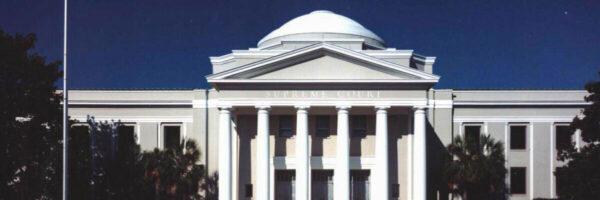 The Florida Supreme Court Building, Tallahassee, FL May 2022. (Courtesy, Florida Supreme Court)