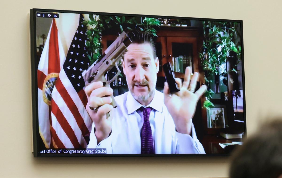 GOP Rep. Displays Guns During Hearing He Says Will Be Banned by Legislation