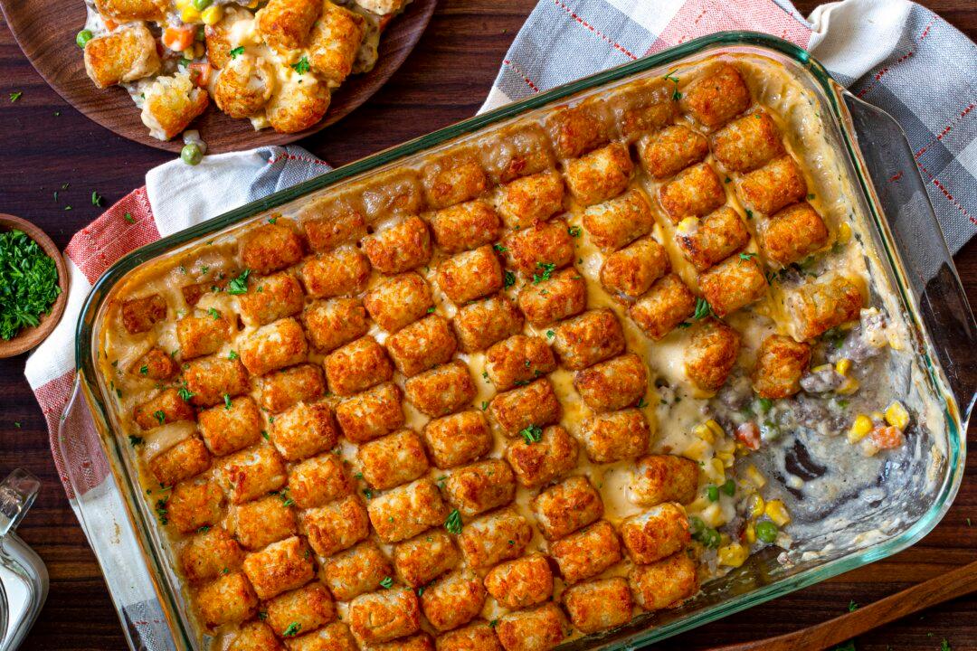 Potato Tot Hot Dish