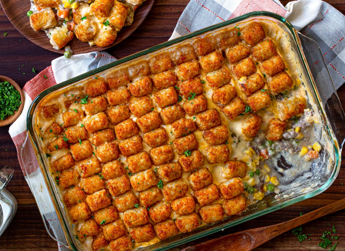 Potato Tot Hot Dish