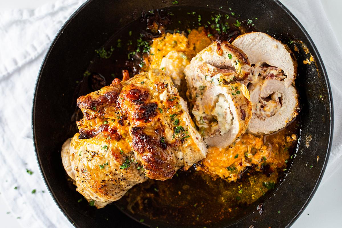 Jalapeño Popper-Stuffed Pork