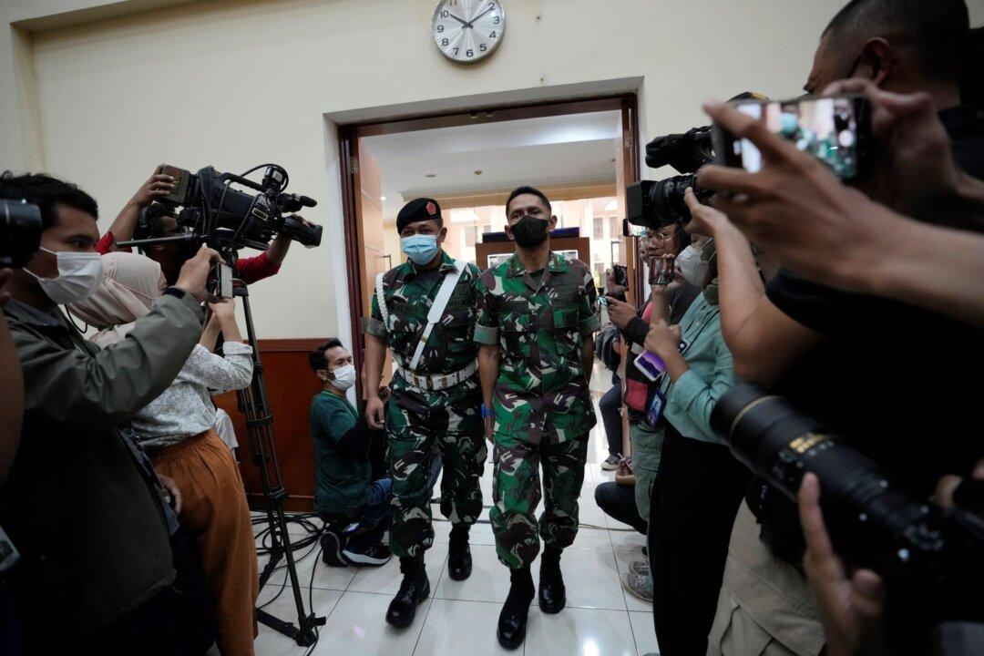 Indonesian Army Officer Gets Life Sentence for Double Murder