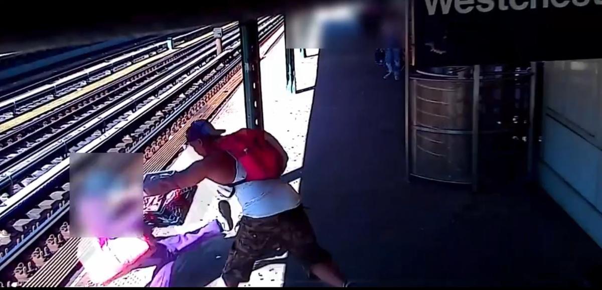 NYPD Search for Suspect Seen on Video Tossing Woman Onto Subway Tracks