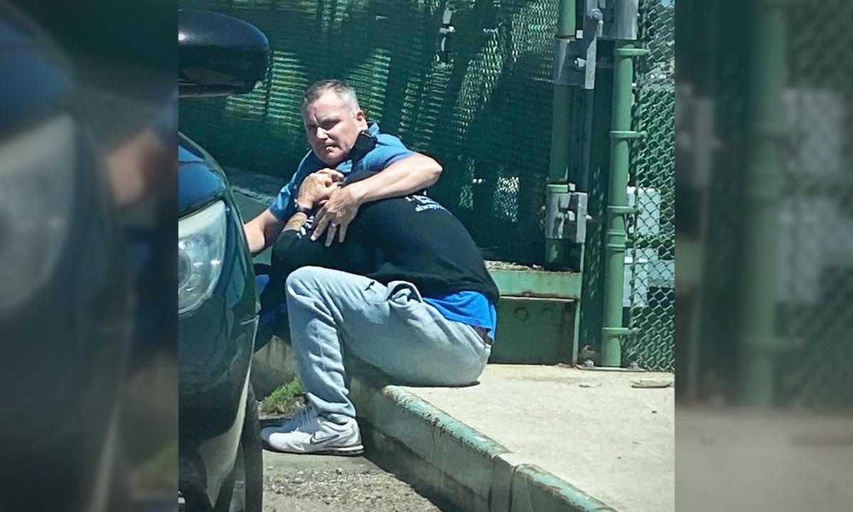 State Trooper Sees Distraught Man About to Jump Off Bridge, Talks Him Down From Suicide, Consoles Him