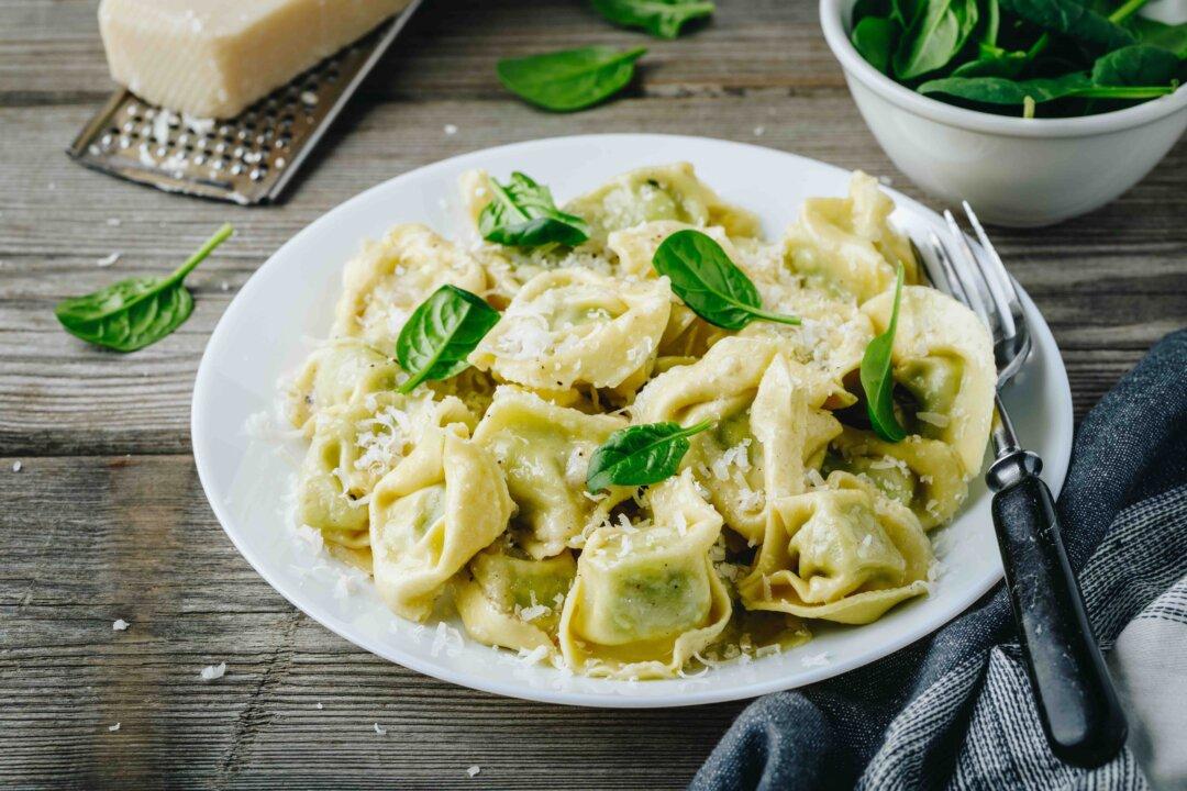 Creamy, Garlicky Mushroom Tortellini Is Ready in Less Than 30 Minutes