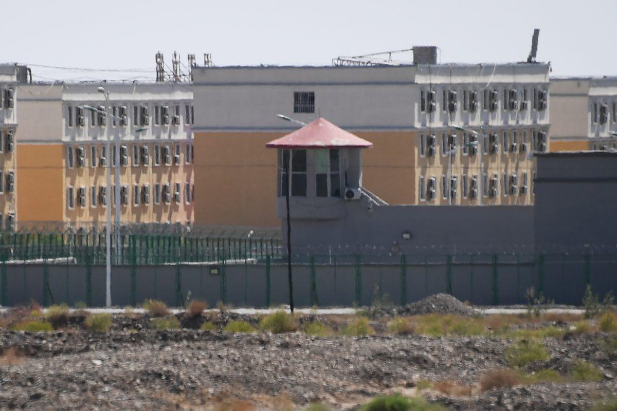 A facility believed to be a re-education camp where mostly Muslim ethnic minorities are detained, in Artux, north of Kashgar in China's western Xinjiang region, on June 2, 2019. (Greg Baker/AFP/Getty Images)