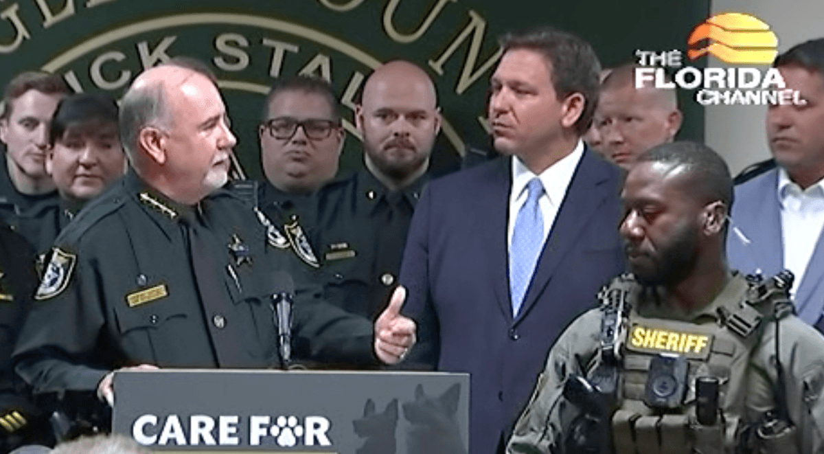 DeSantis Backs Retired K-9 Blue With Aid for Veterinary Care